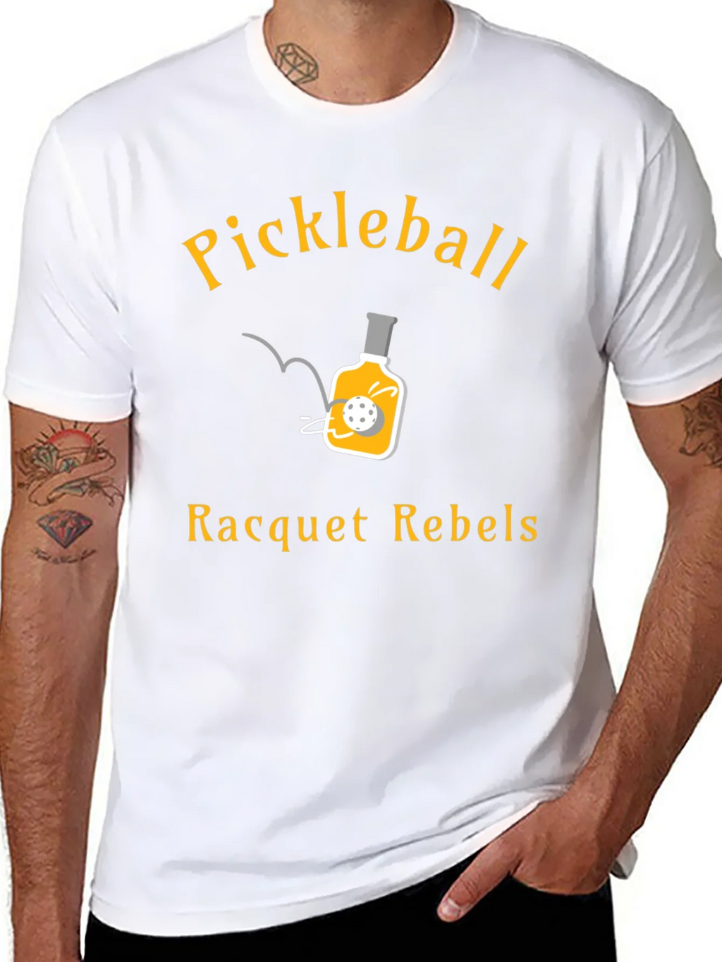 Pickleball Racquet Rebels Graphic Tee