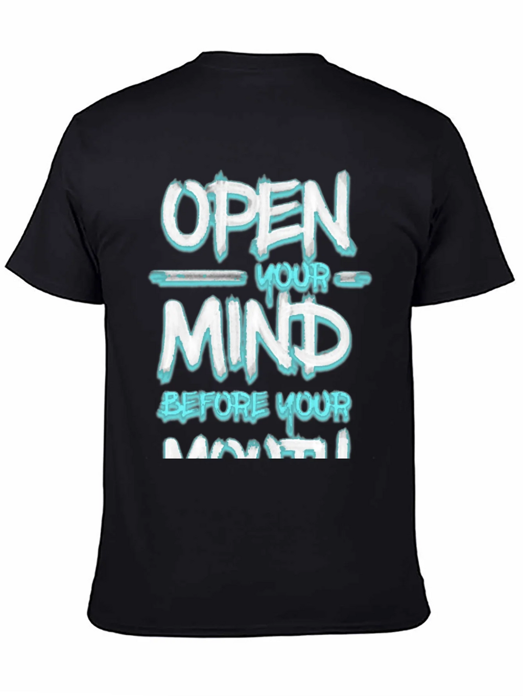 Open Your Mind Graphic Tee - Black