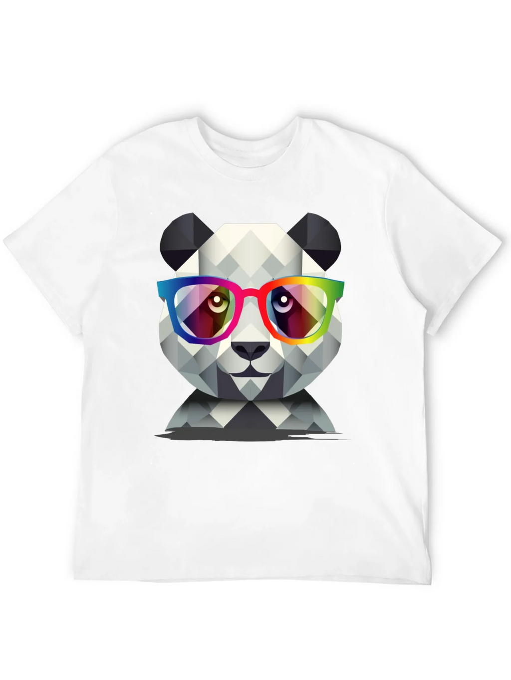 Geometric Panda T-Shirt