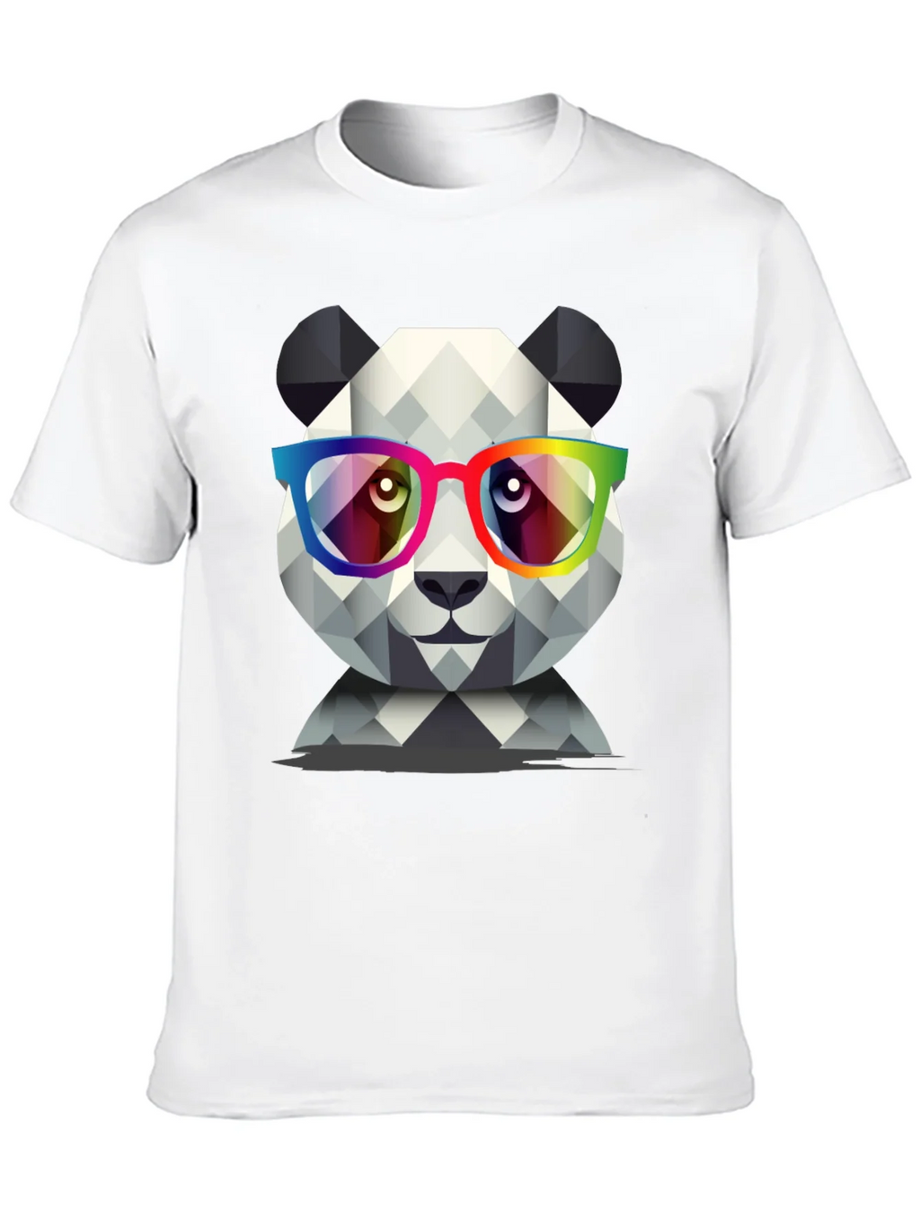 Geometric Panda T-Shirt