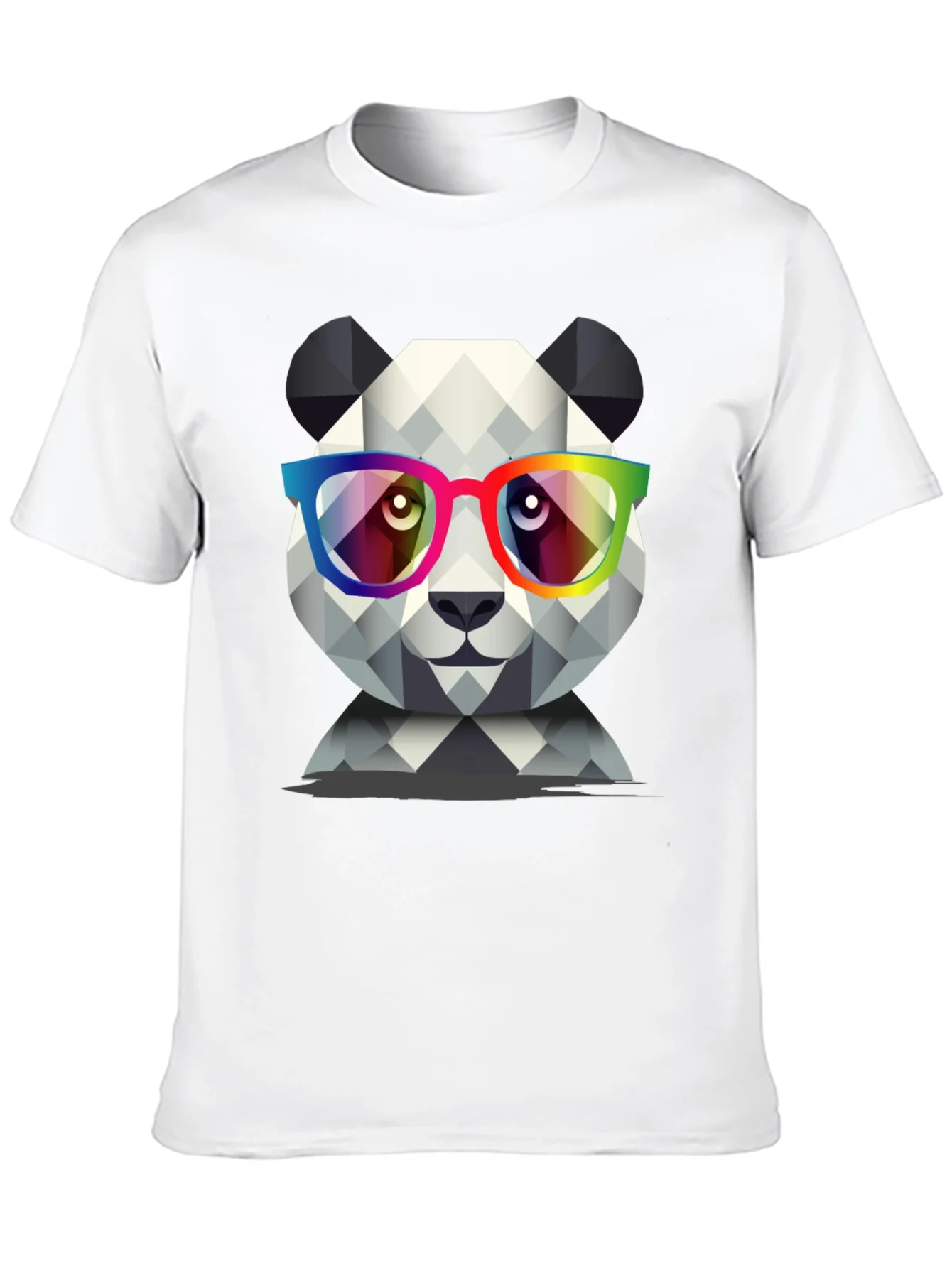 Geometric Panda T-Shirt