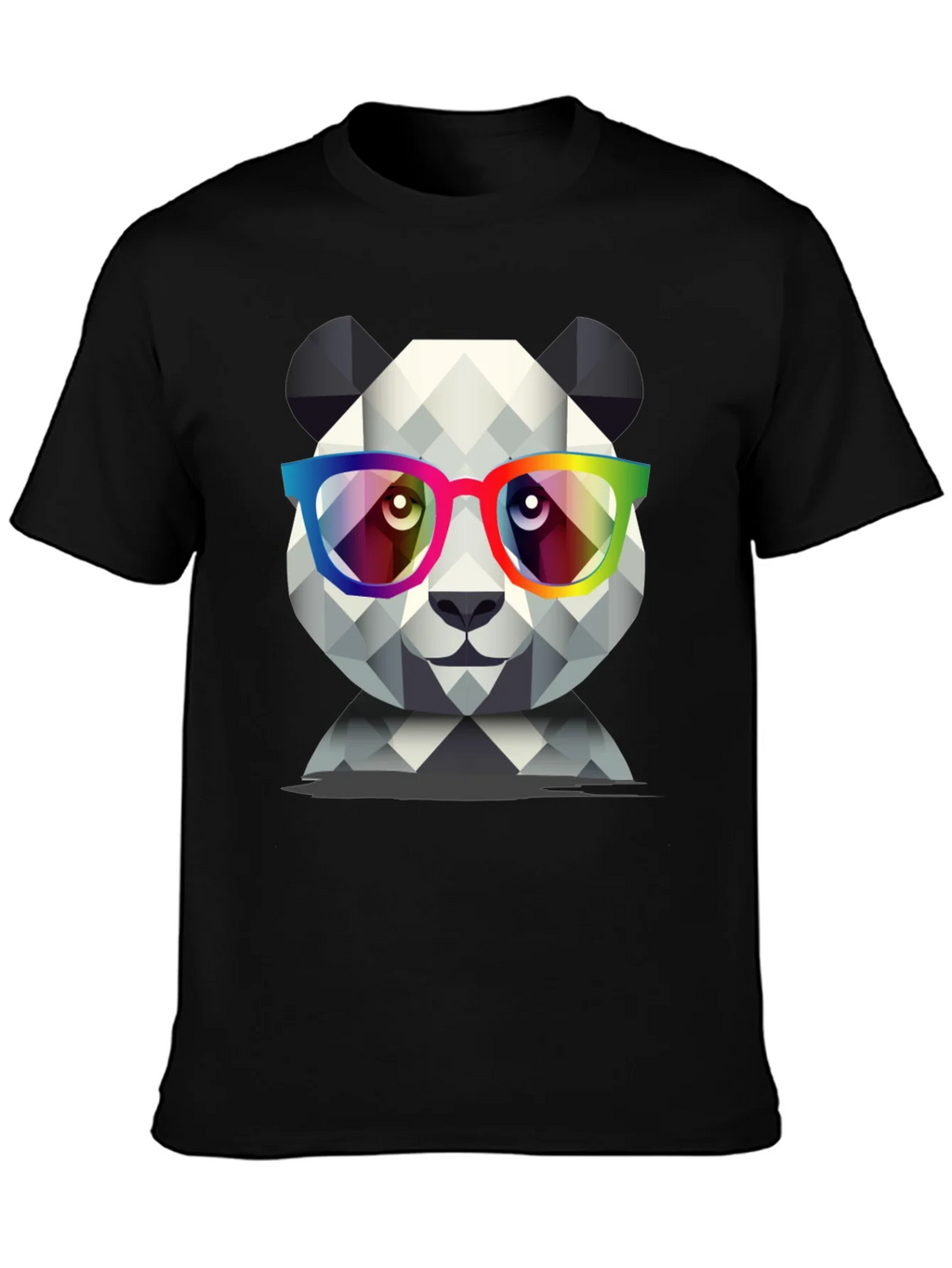 Geometric Panda T-Shirt