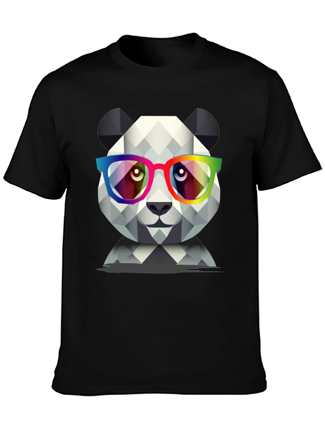 Geometric Panda T-Shirt