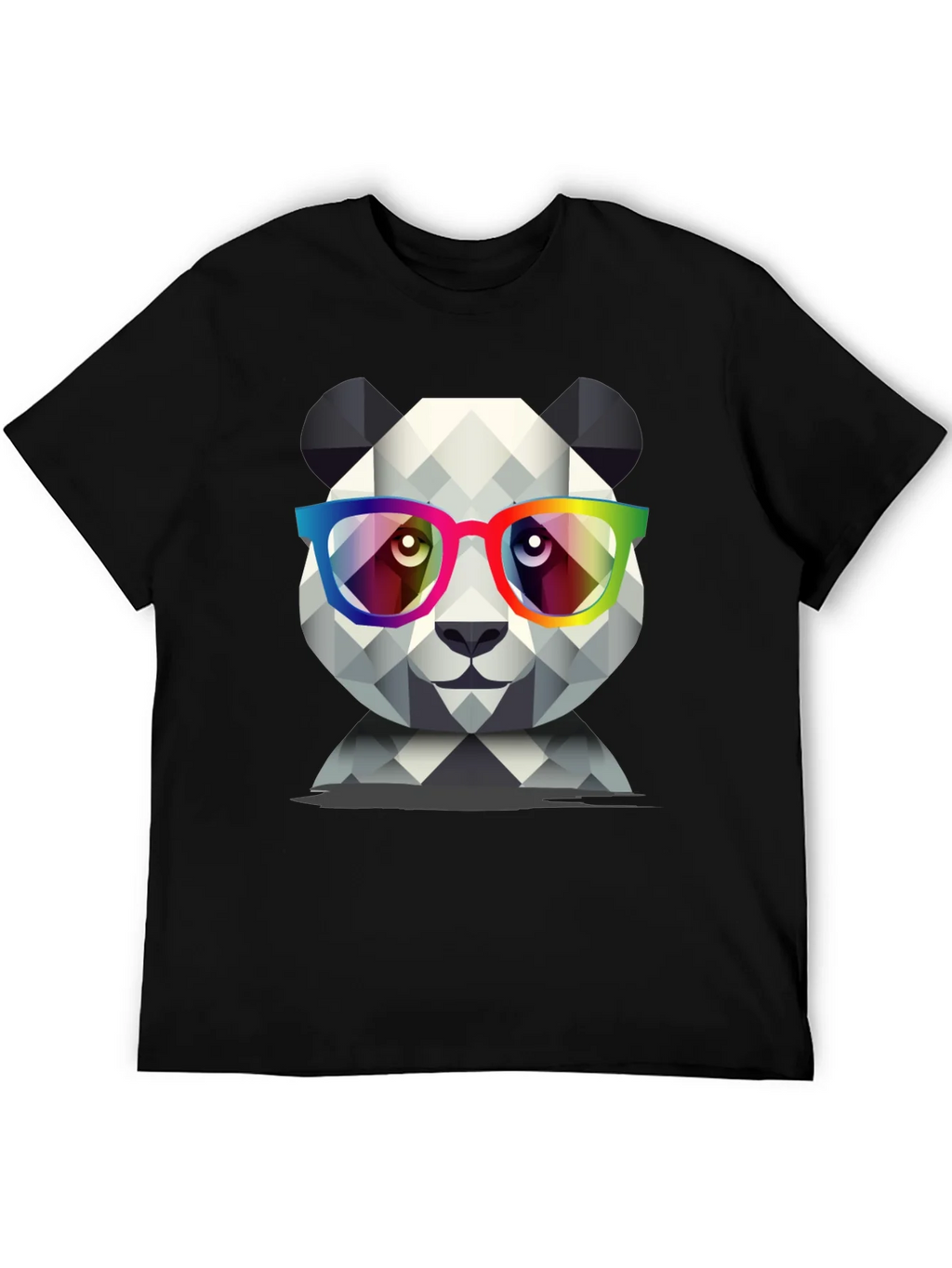Geometric Panda T-Shirt