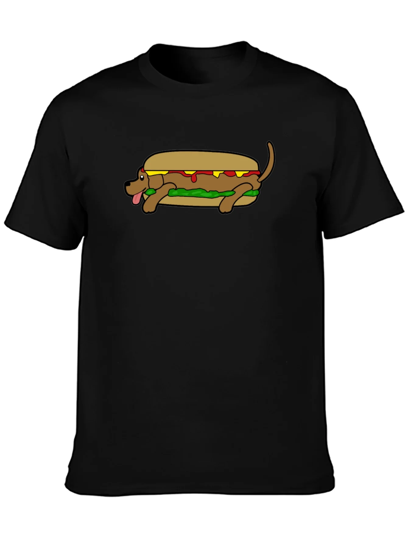 Hot Dog Dog T-Shirt Funny Wiener Dog Tee