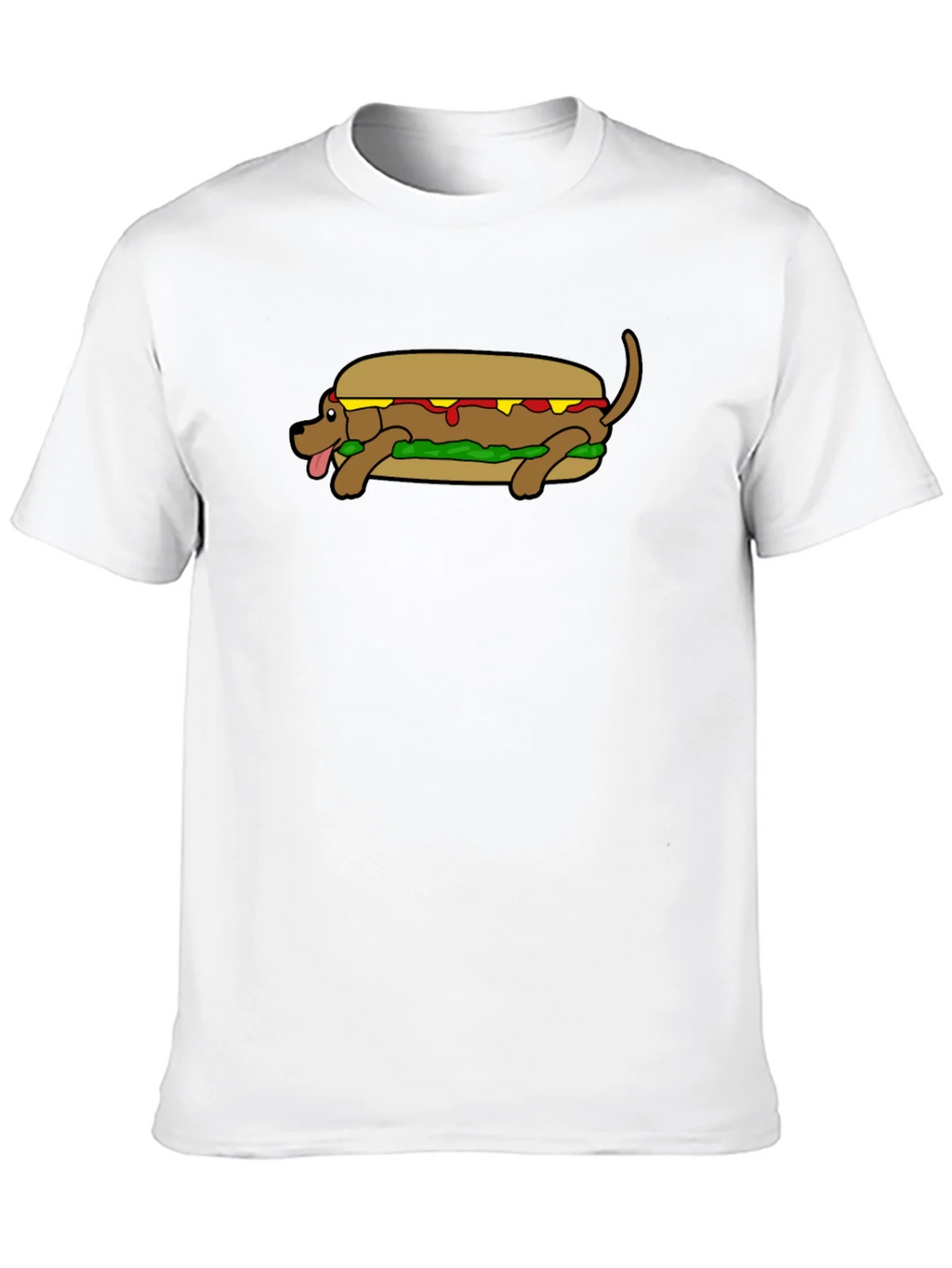 Hot Dog Dog T-Shirt Funny Wiener Dog Tee