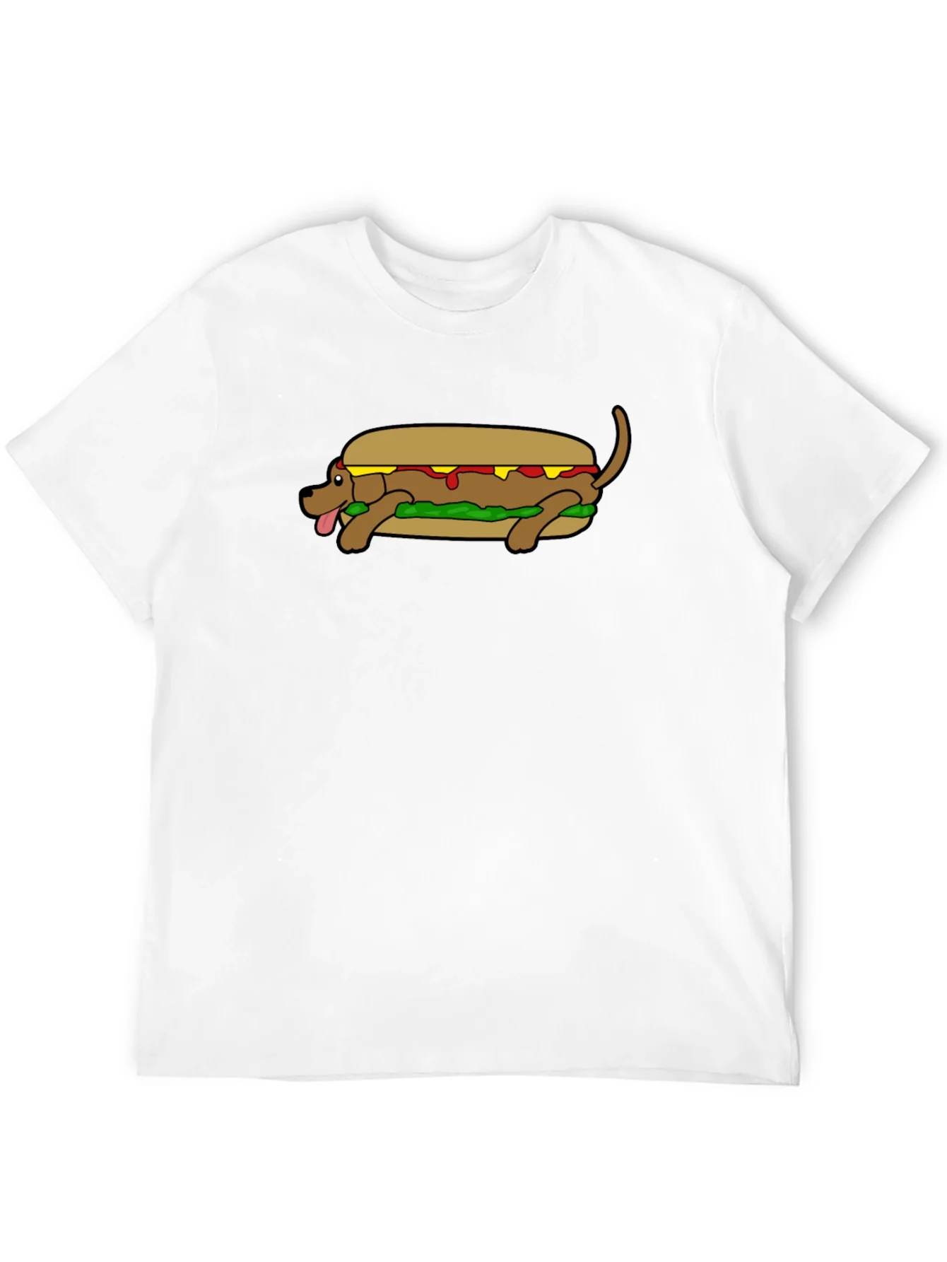 Hot Dog Dog T-Shirt Funny Wiener Dog Tee
