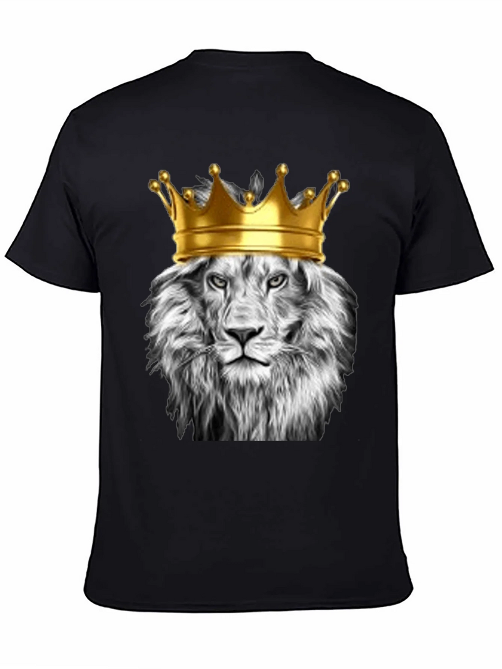 Lion King Graphic Tee - Black Cotton T-Shirt