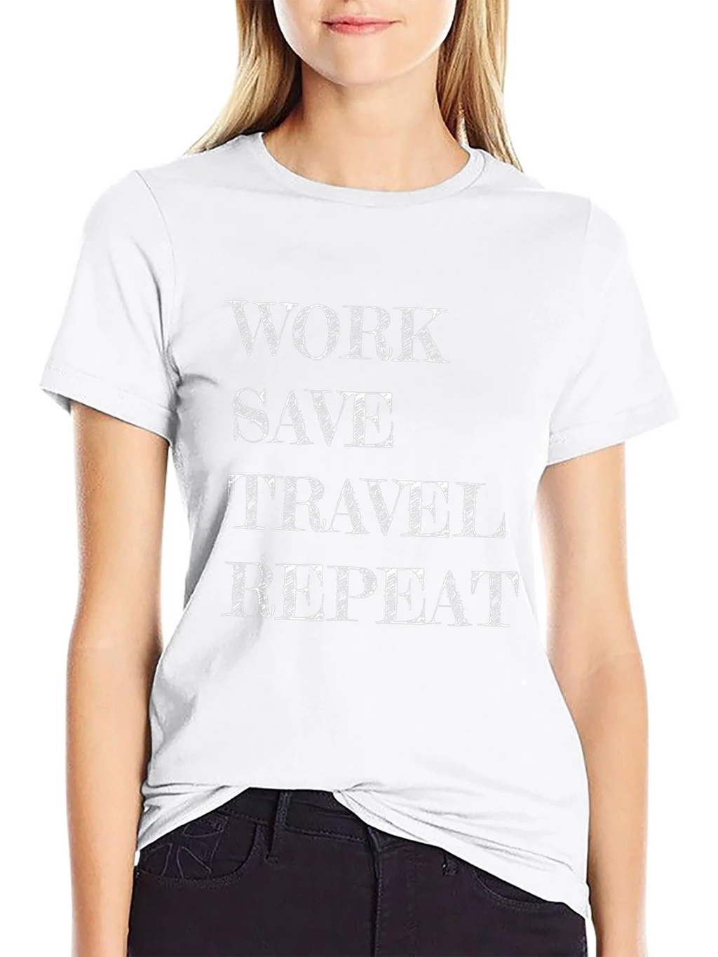 Work Save Travel Repeat T-Shirt
