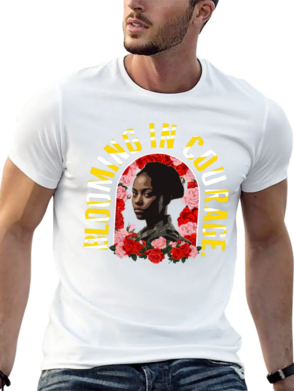 Blooming In Courage T-Shirt