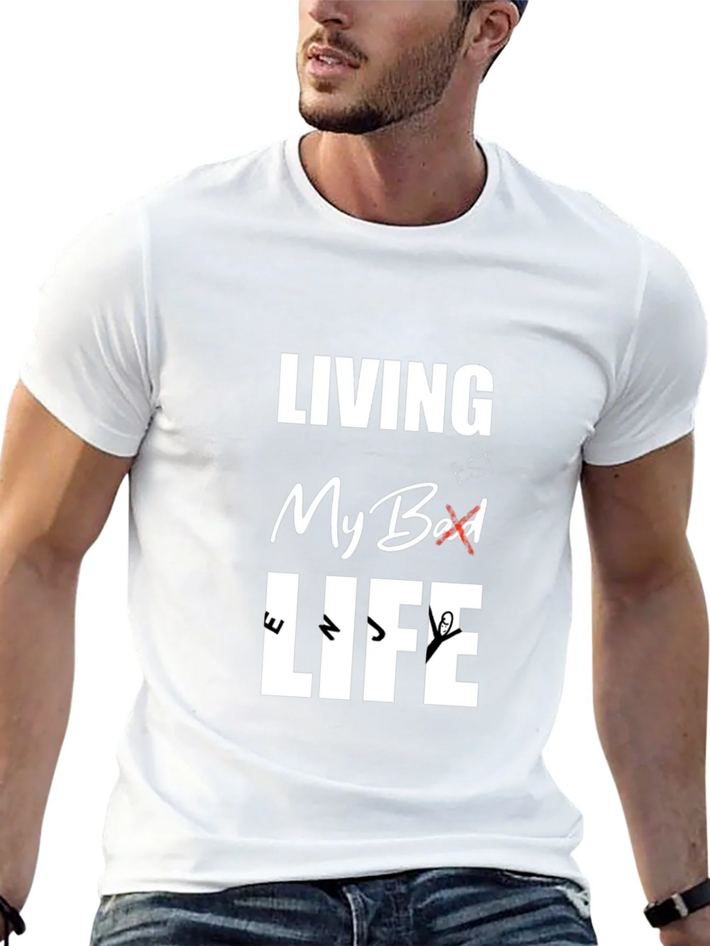 Living My Best Life Graphic T-Shirt