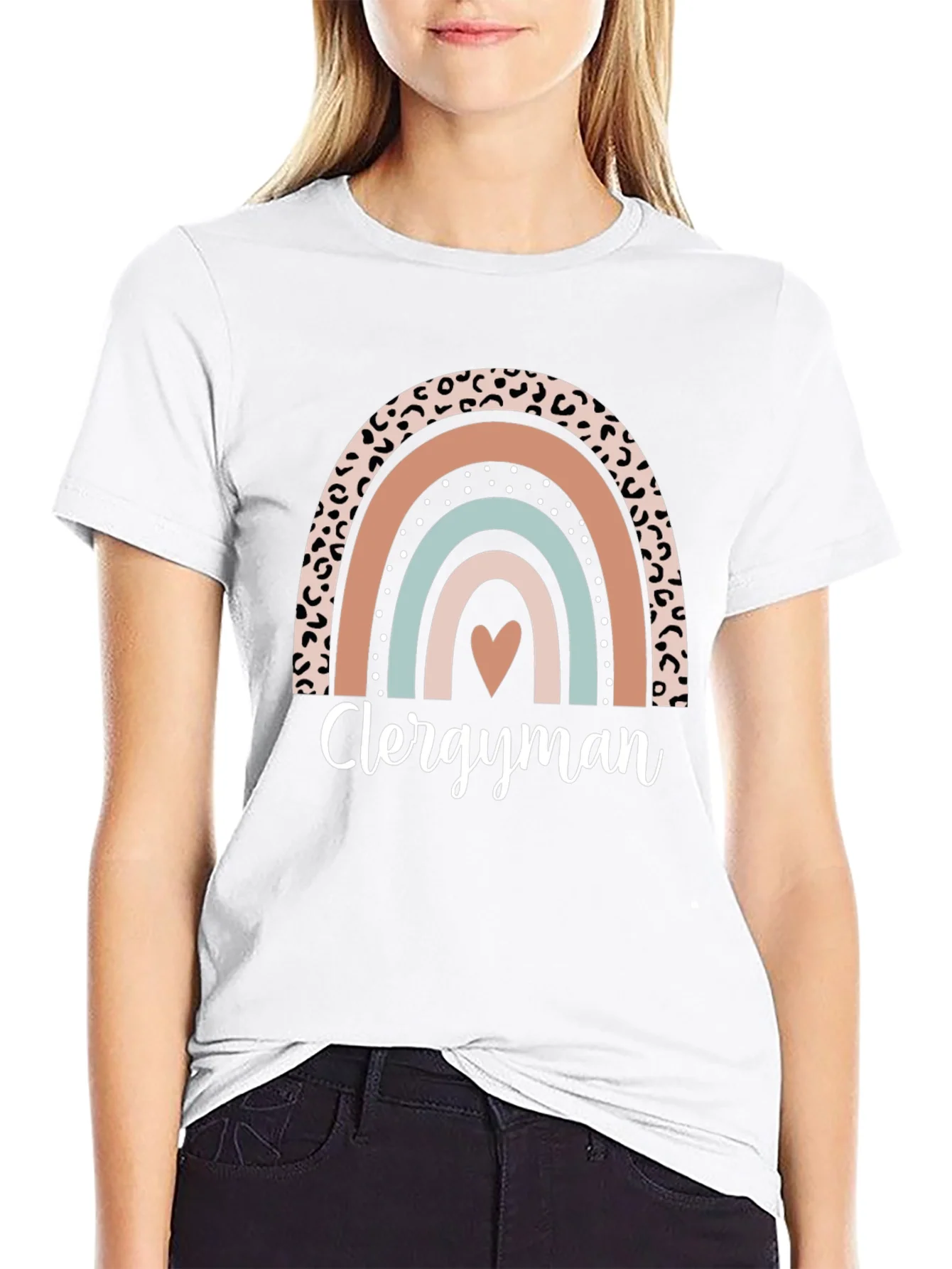 Clergyman Rainbow Heart T-Shirt