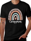 Clergyman Rainbow Heart T-Shirt