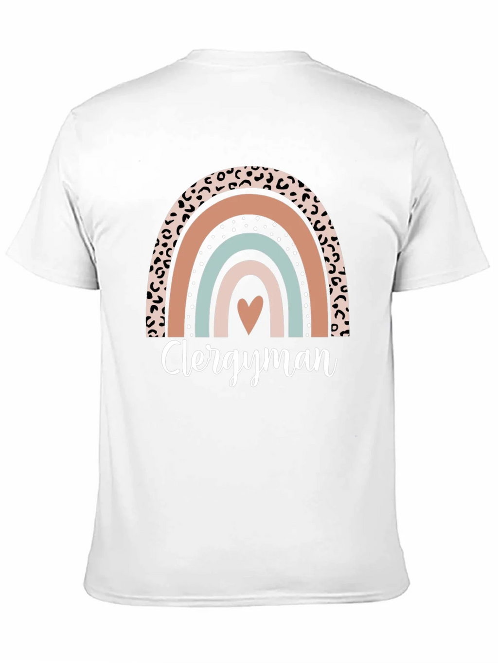 Clergyman Rainbow Heart T-Shirt