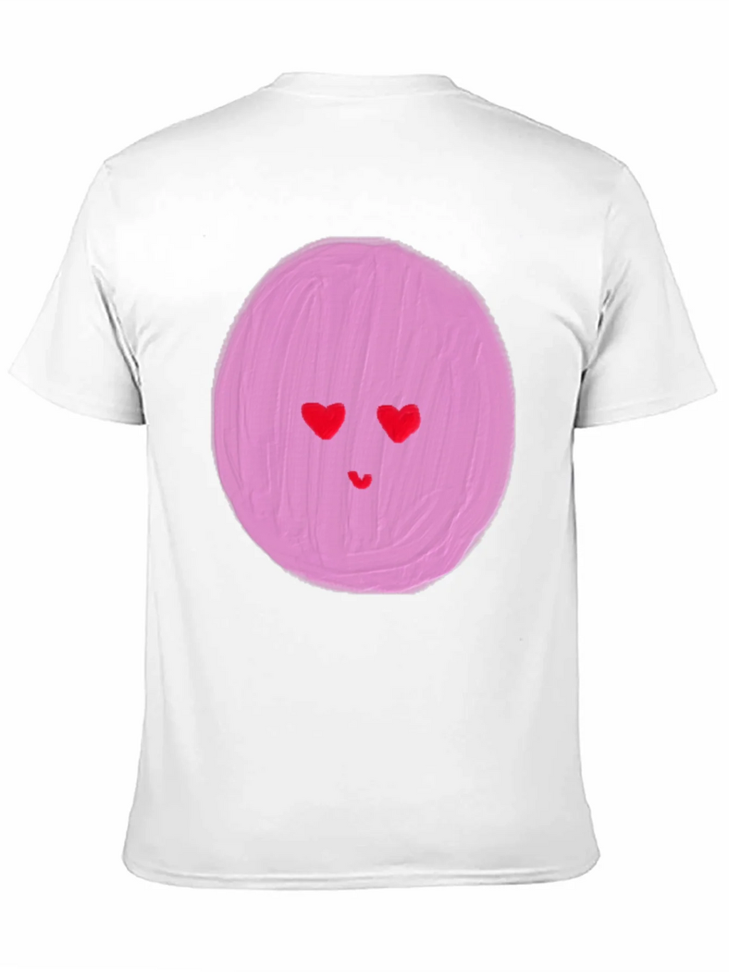 Heart Eyes Emoji Graphic Tee - Black