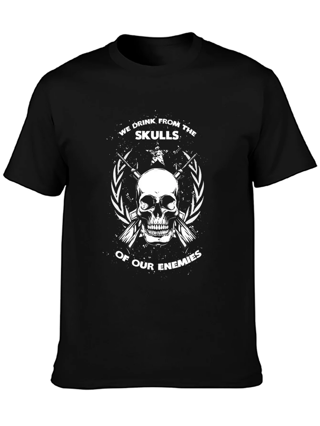 Skull Graphic Tee: We Drink From Skulls