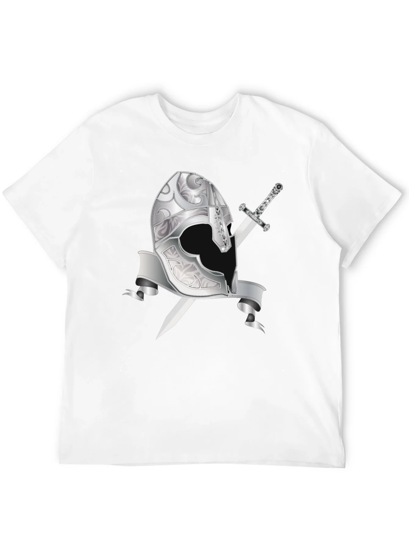 Knights Helmet & Sword Graphic Tee