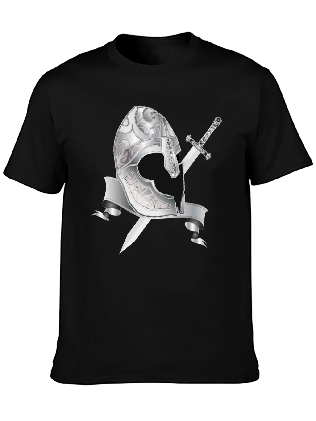 Knights Helmet & Sword Graphic Tee