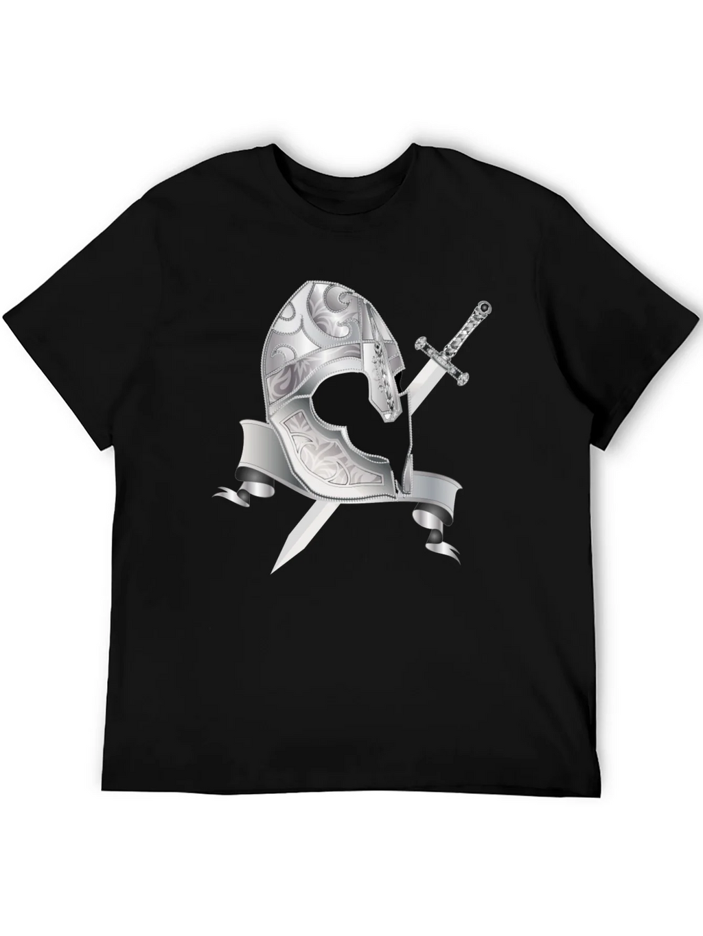 Knights Helmet & Sword Graphic Tee