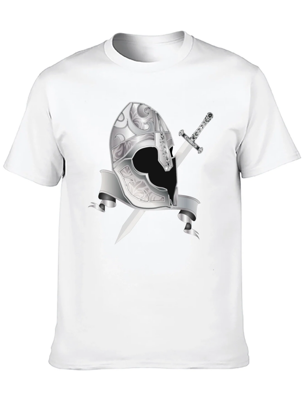 Knights Helmet & Sword Graphic Tee