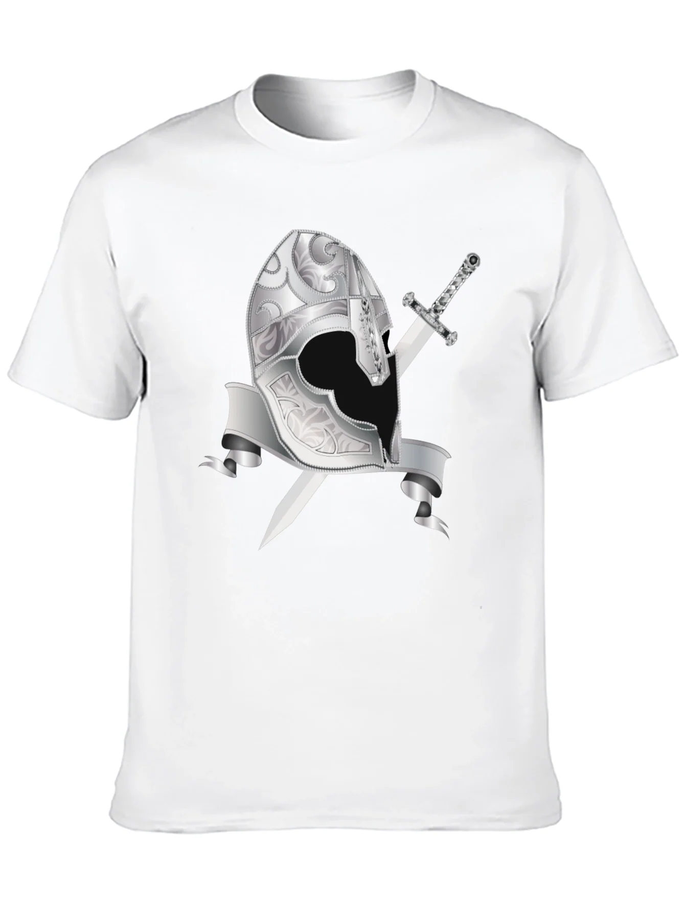 Knights Helmet & Sword Graphic Tee