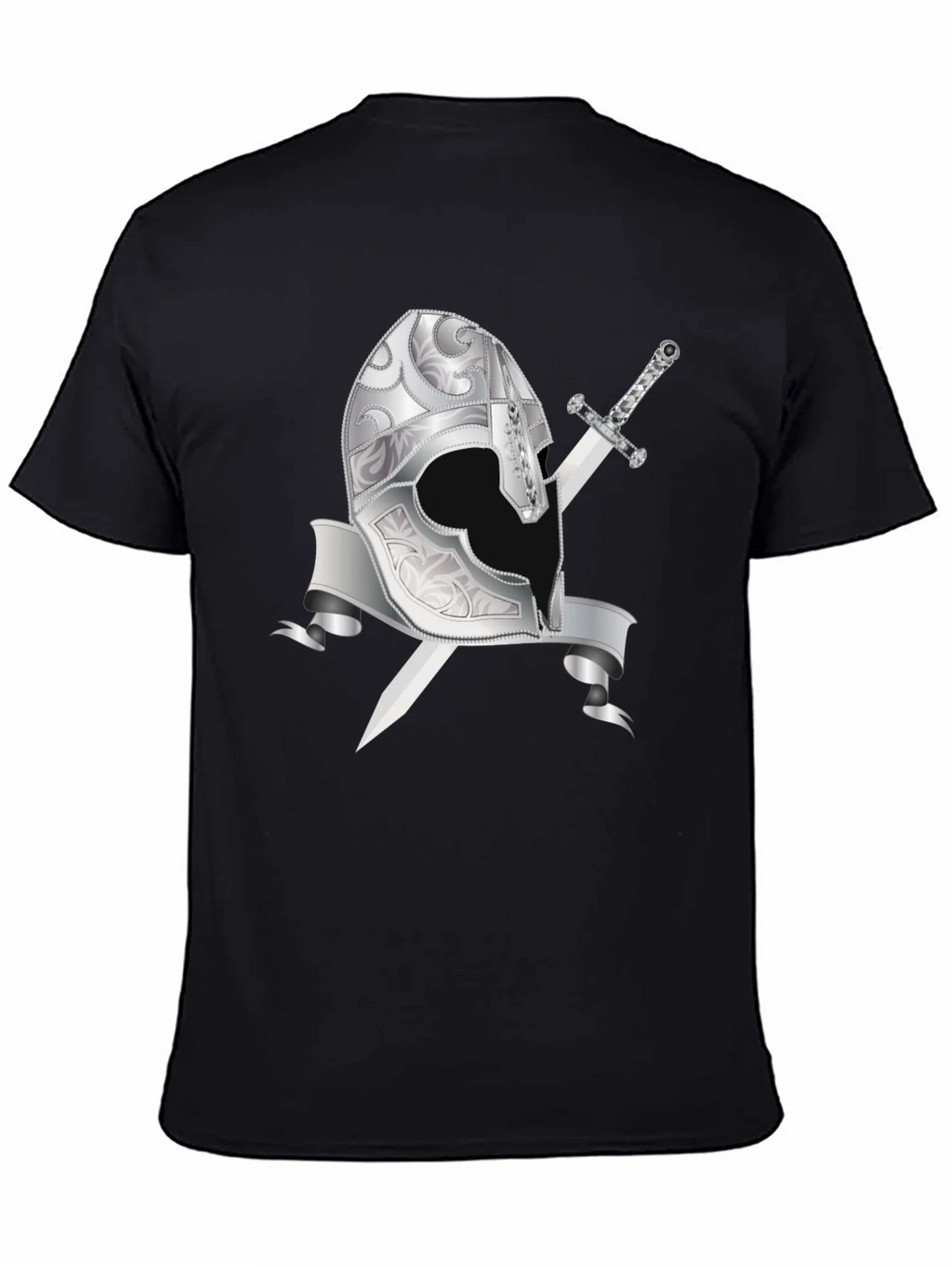 Knights Helmet & Sword Graphic Tee