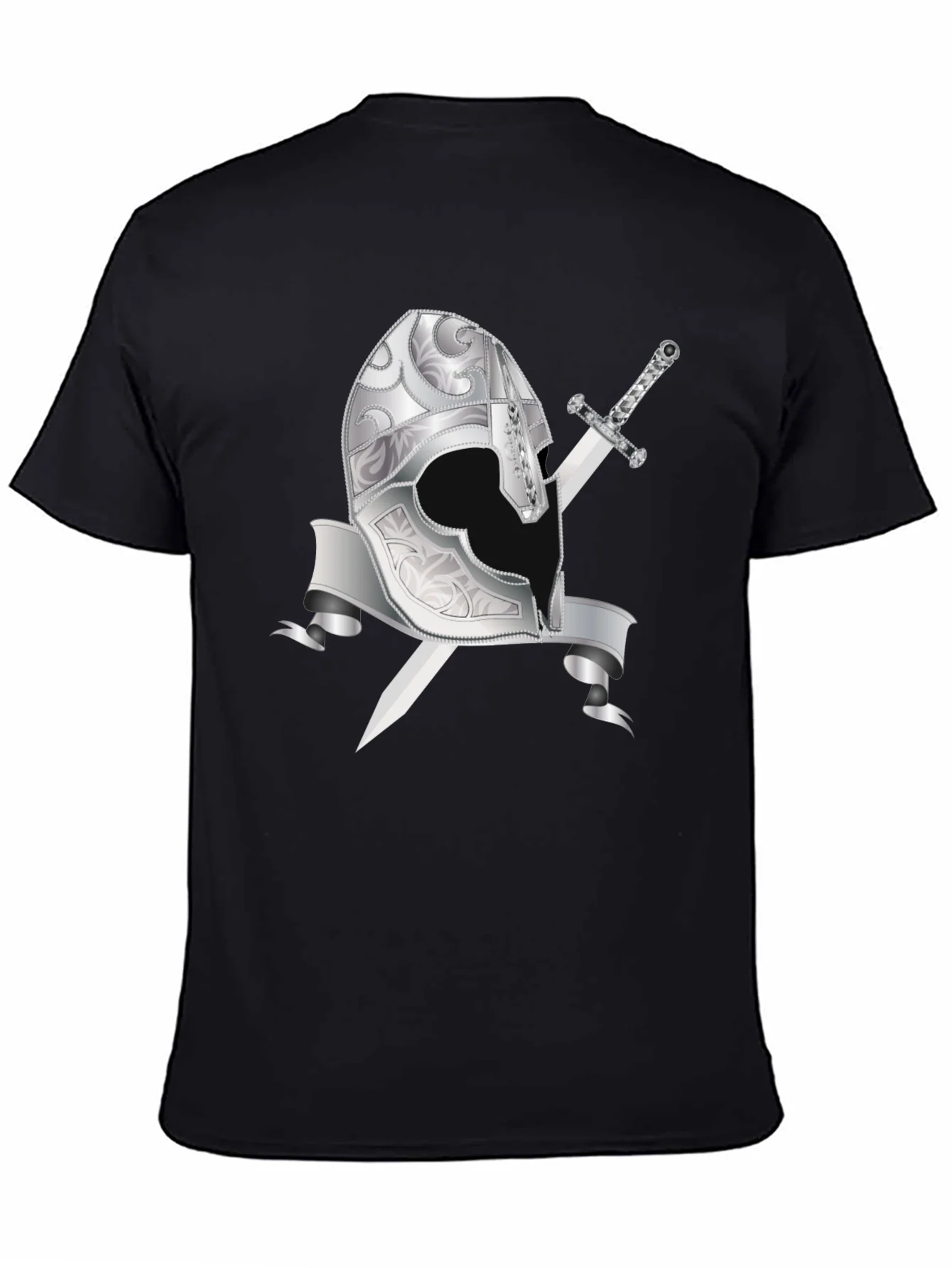 Knights Helmet & Sword Graphic Tee