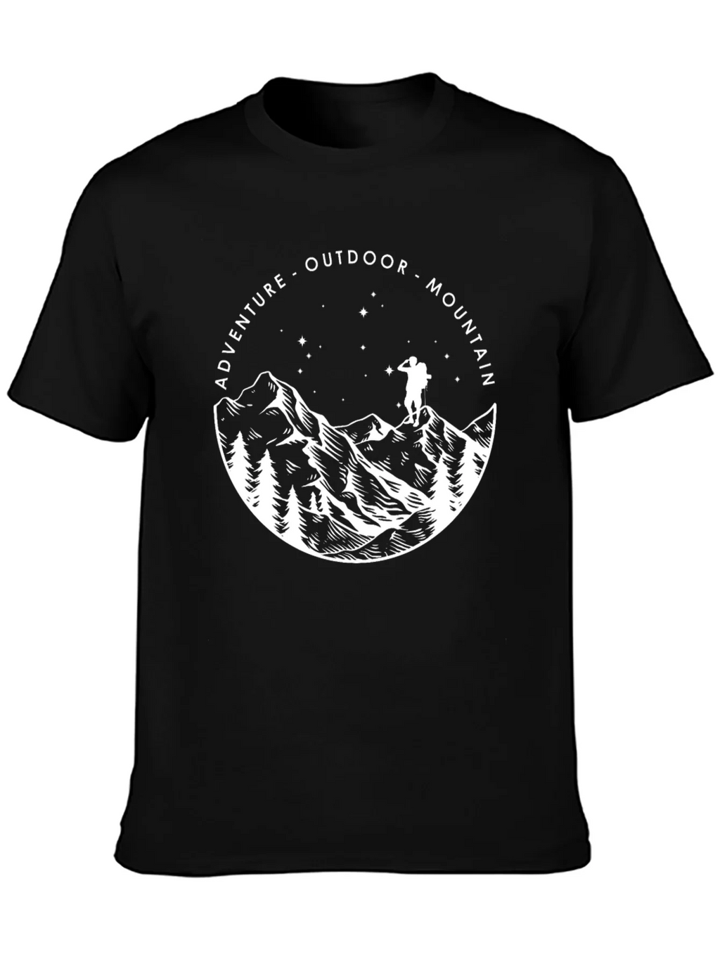 Adventure Mountain Outdoor Graphic T-Shirt