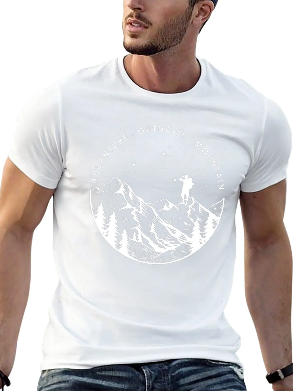 Adventure Mountain Outdoor Graphic T-Shirt