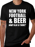 New York Football & Beer T-Shirt