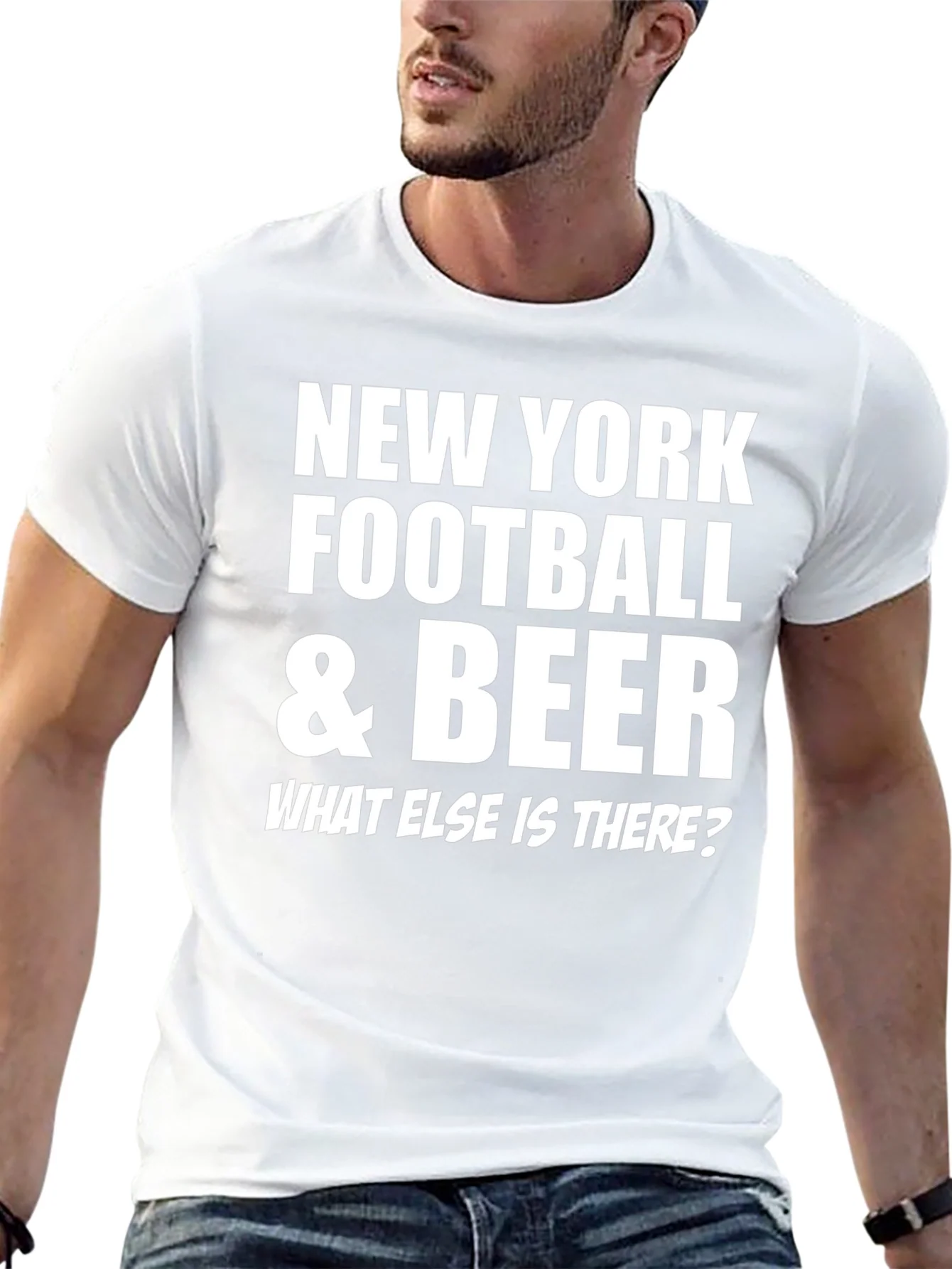 New York Football & Beer T-Shirt