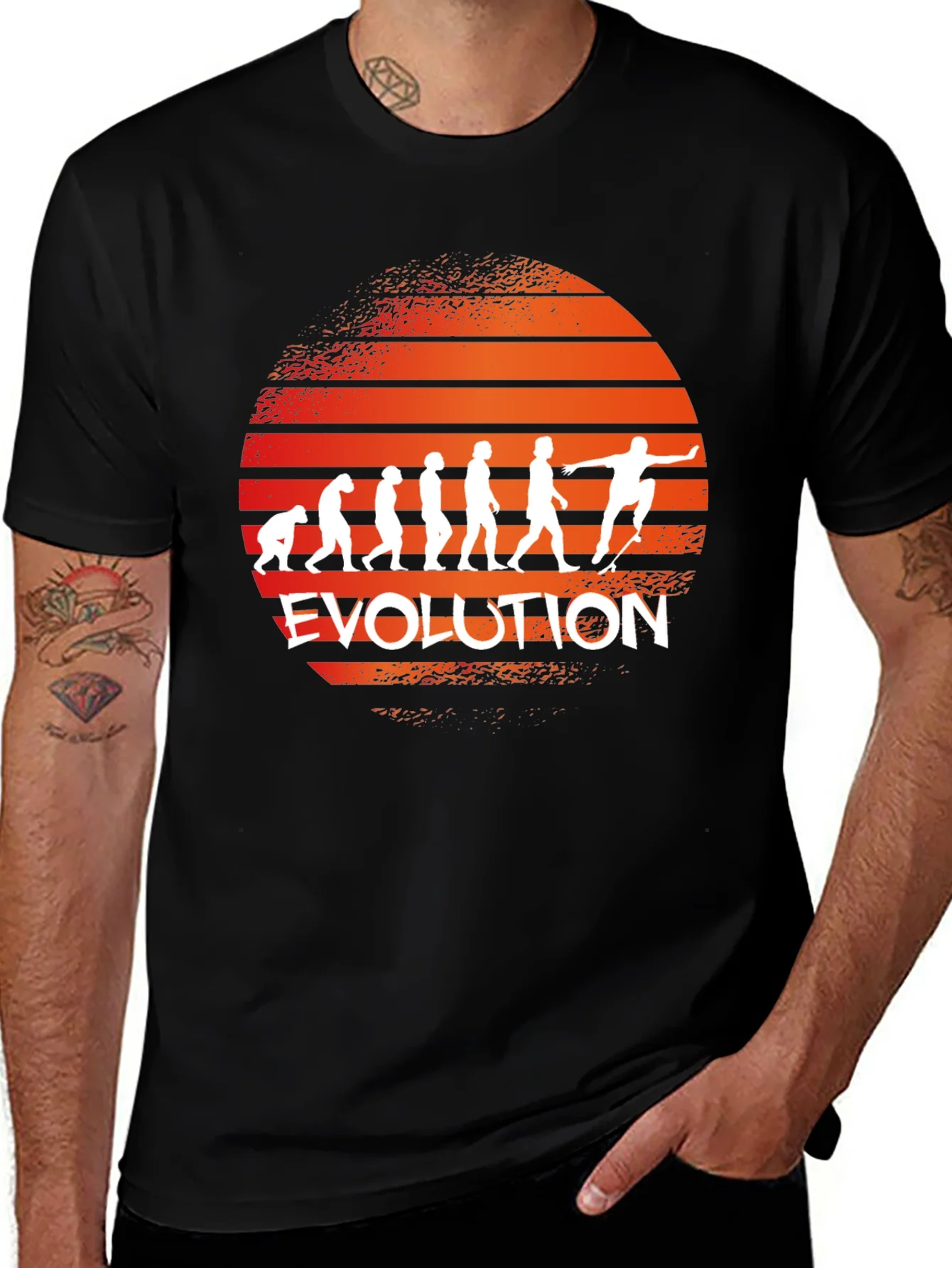 Evolution Skateboarder Graphic T-Shirt