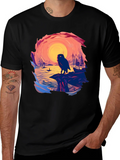 Owl Sunset Graphic Tee