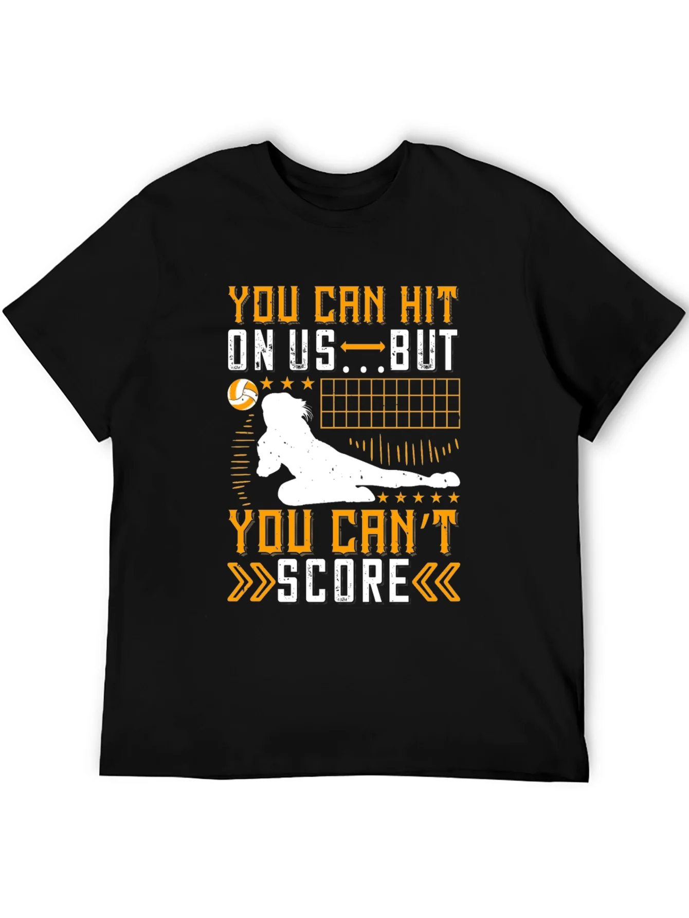 Volleyball T-Shirt: Hit On Us Cant Score
