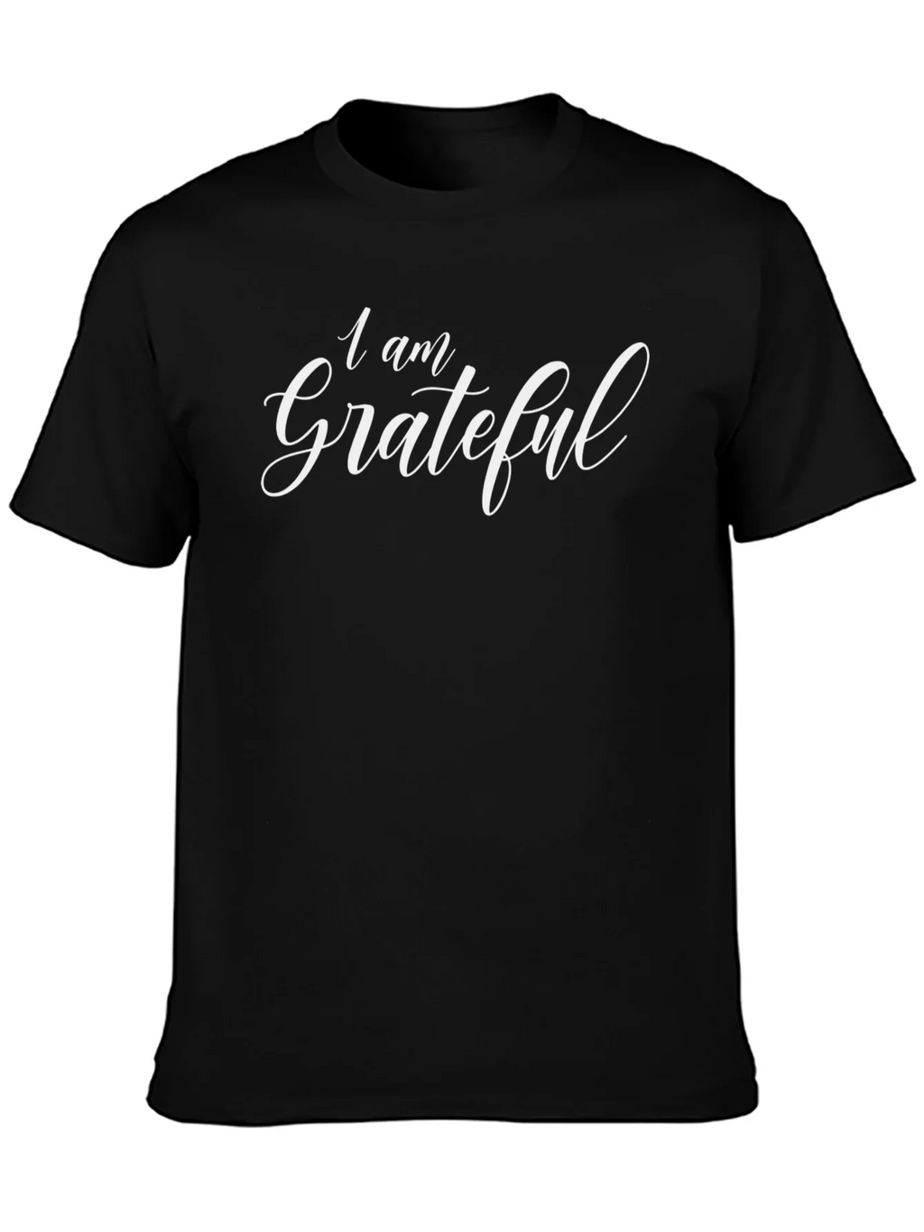 Grateful Black T-Shirt - Inspiring & Stylish