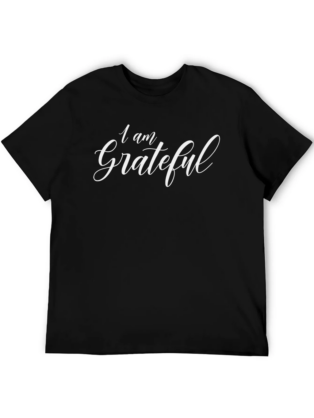 Grateful Black T-Shirt - Inspiring & Stylish