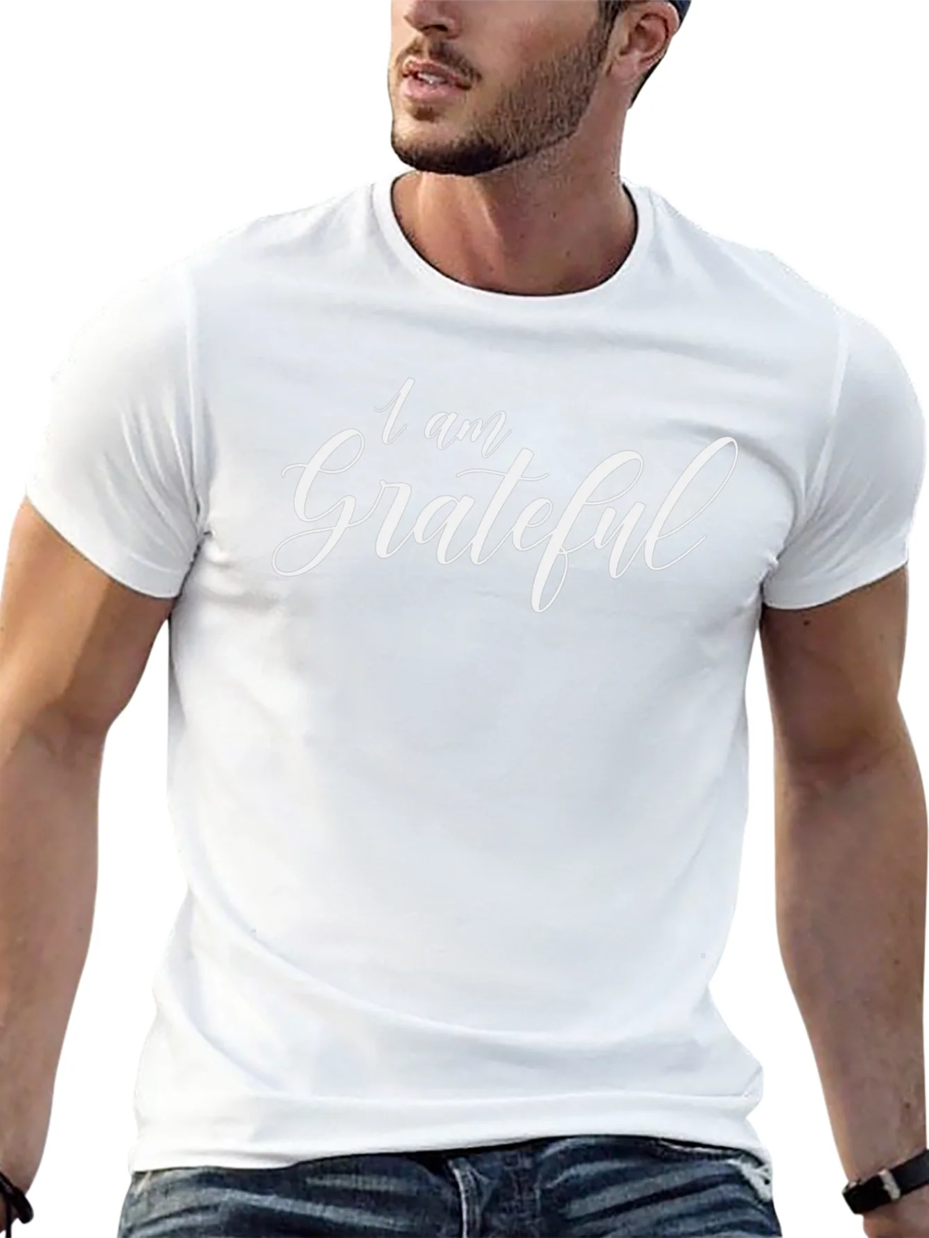 Grateful Black T-Shirt - Inspiring & Stylish