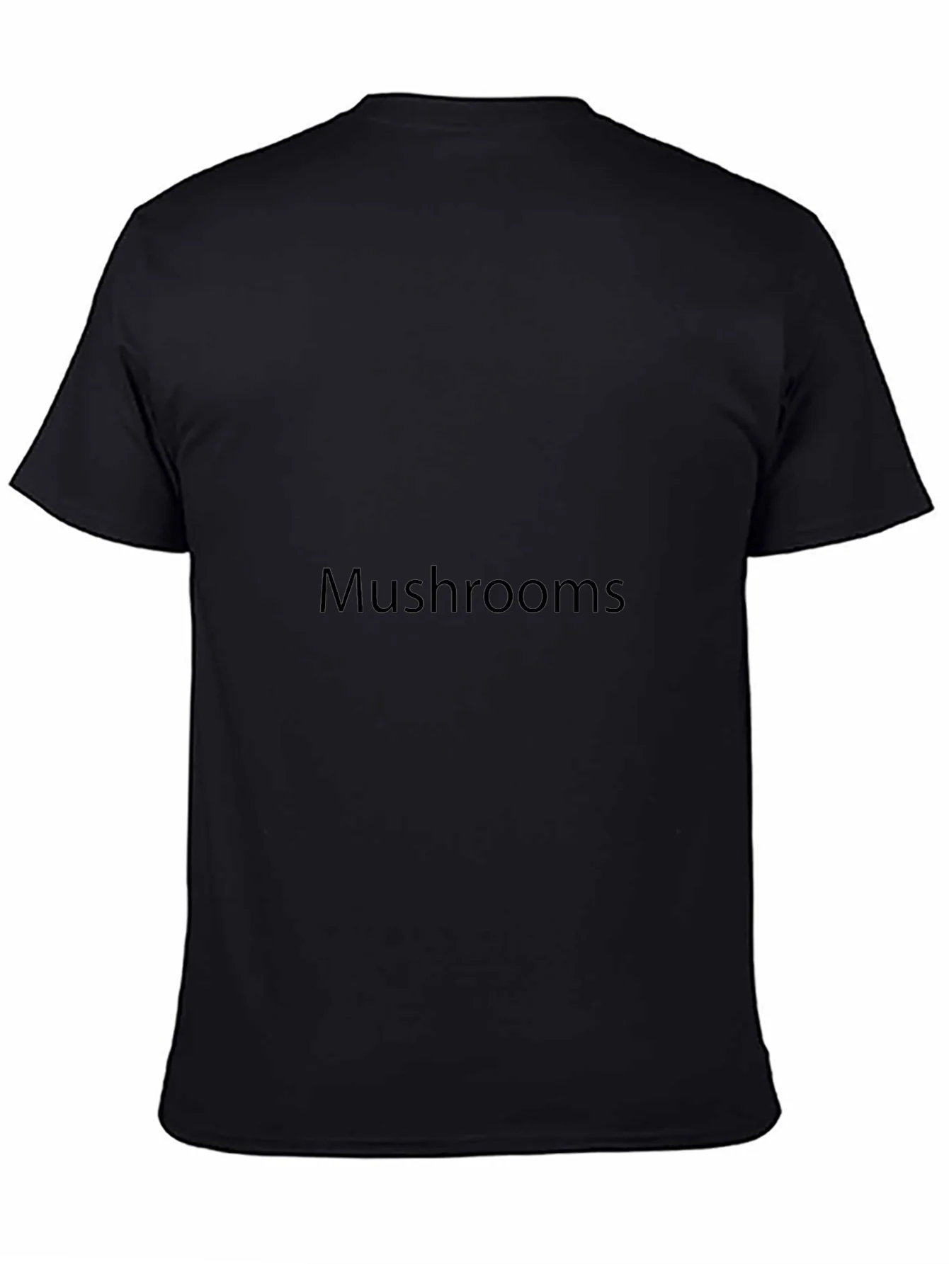 Black Mushrooms Graphic Tee