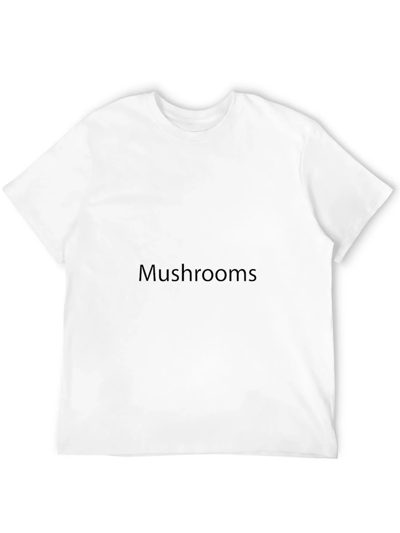 Black Mushrooms Graphic Tee