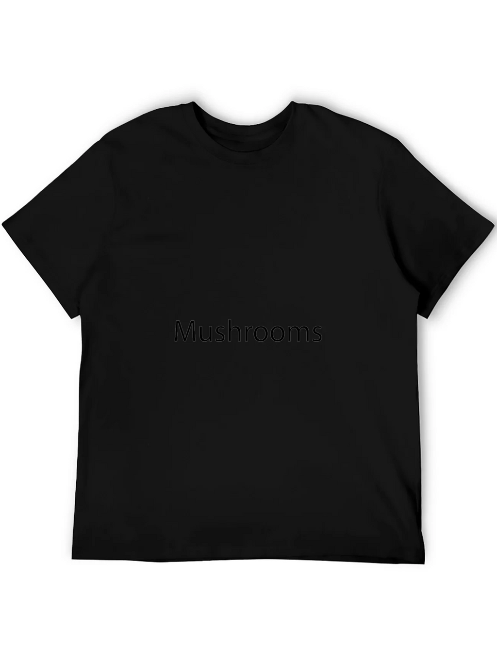 Black Mushrooms Graphic Tee