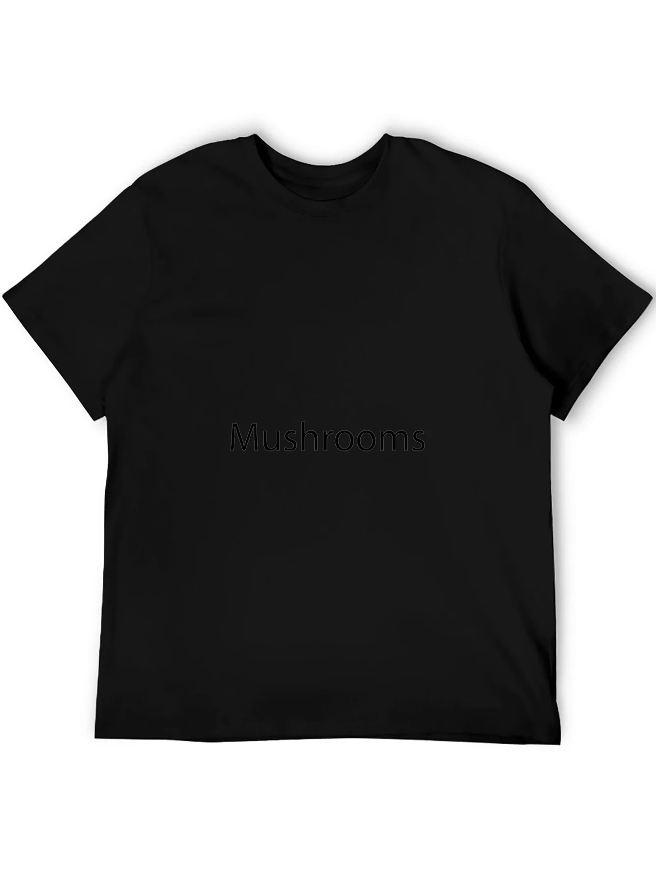 Black Mushrooms Graphic Tee
