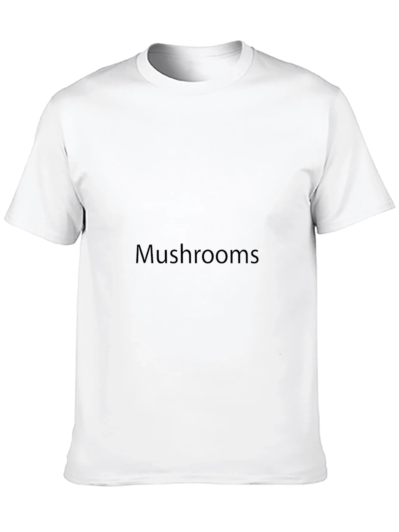 Black Mushrooms Graphic Tee