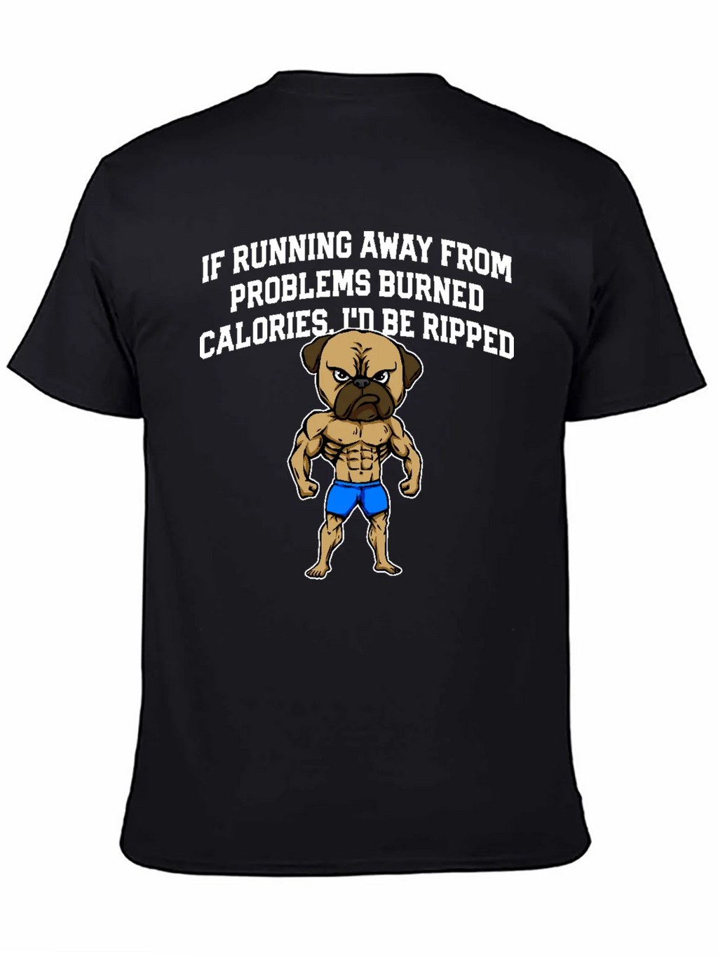 Funny Pug Workout T-Shirt