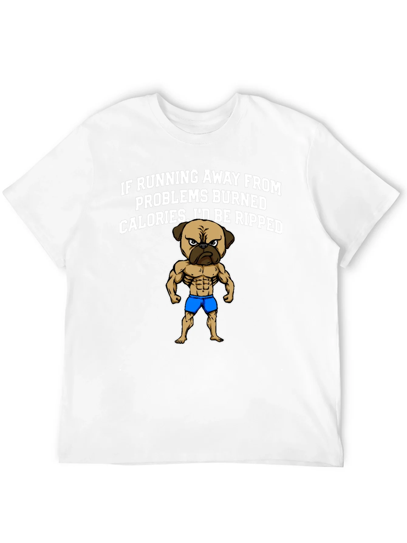 Funny Pug Workout T-Shirt