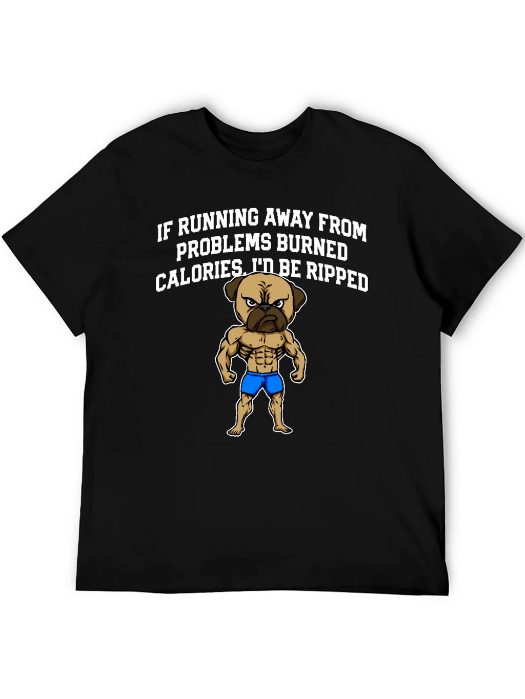 Funny Pug Workout T-Shirt