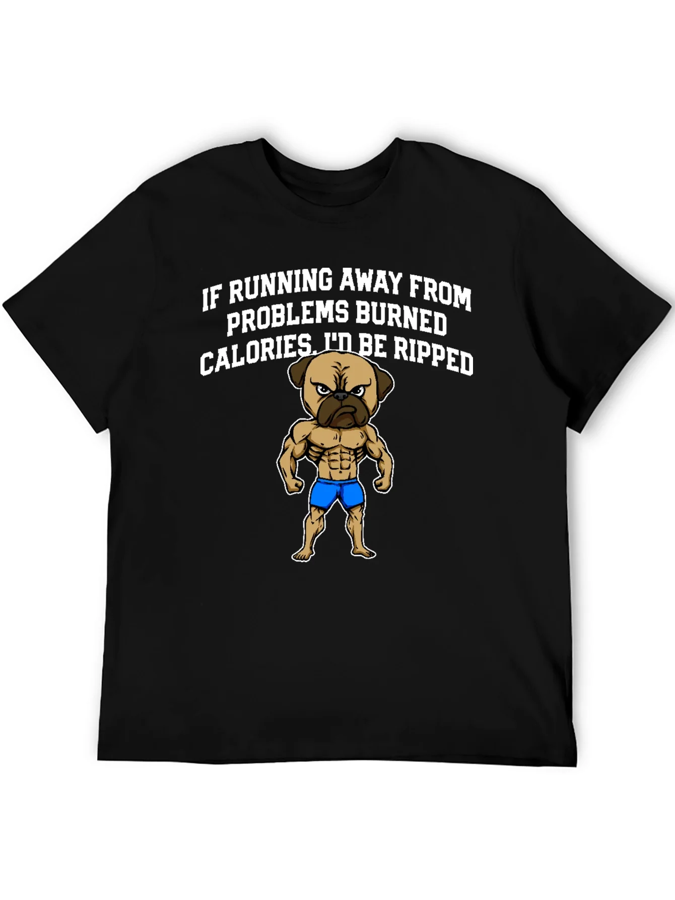 Funny Pug Workout T-Shirt