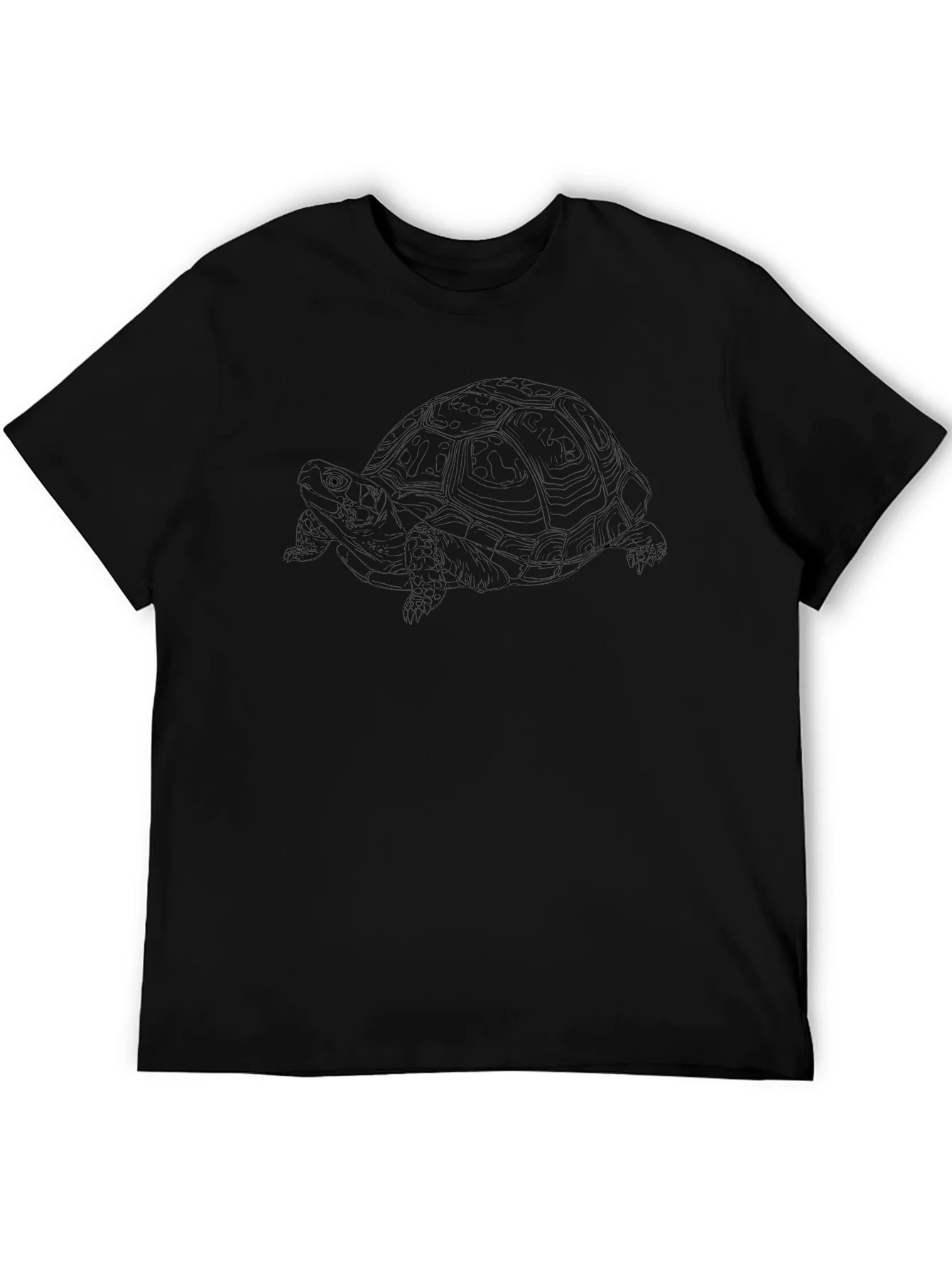 Turtle Outline Graphic T-Shirt