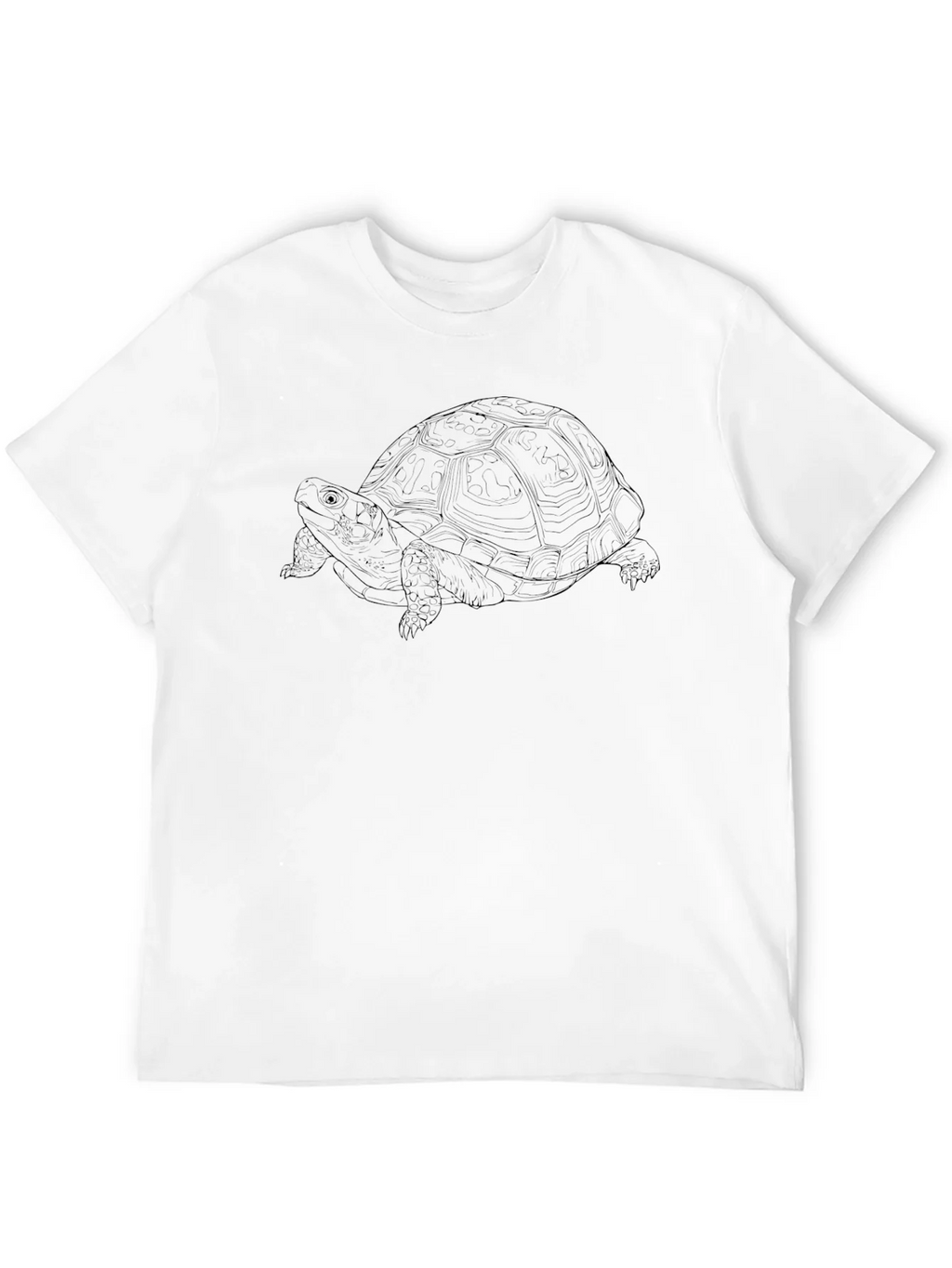 Turtle Outline Graphic T-Shirt