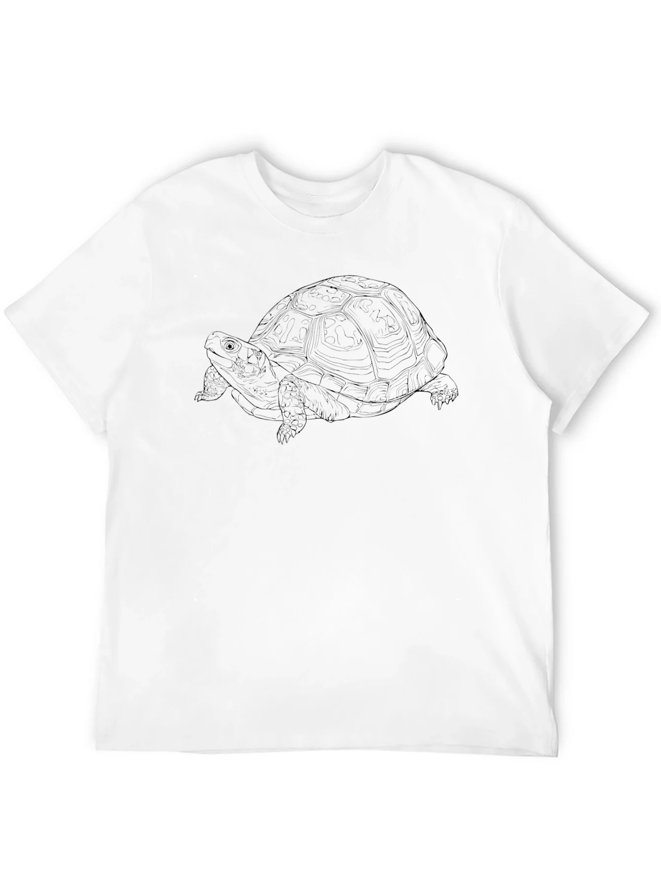 Turtle Outline Graphic T-Shirt
