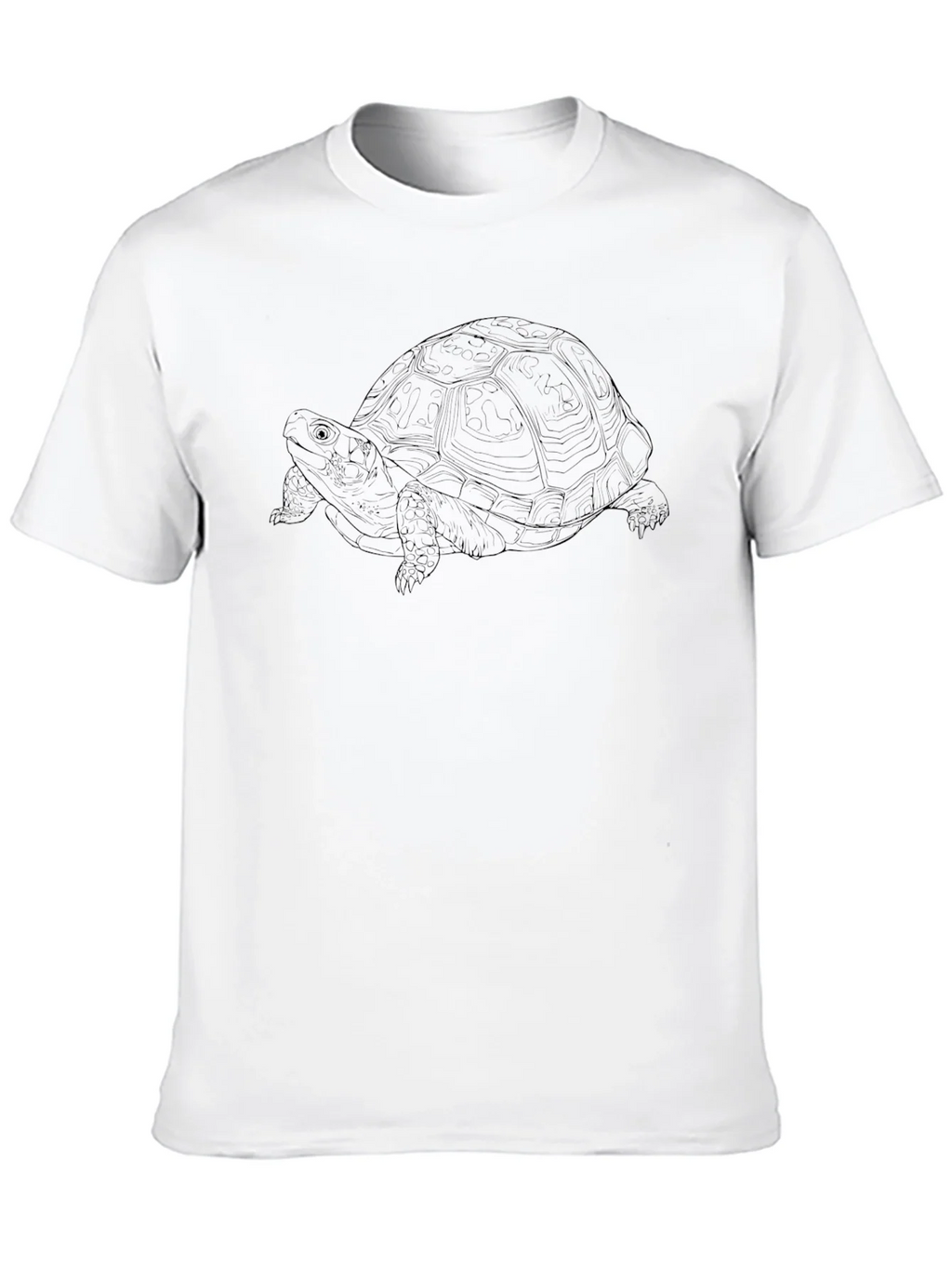 Turtle Outline Graphic T-Shirt